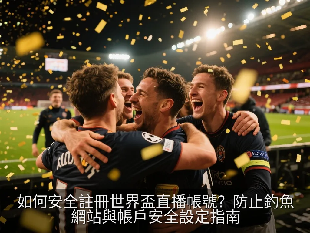 如何安全註冊世界盃直播帳號？防止釣魚網站與帳戶安全設定指南